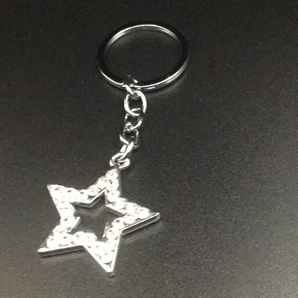 SuperStar Rhinestone Keychain